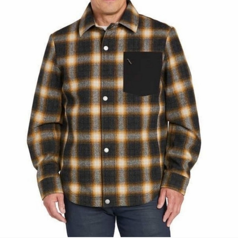 Pendleton Men’s Wool Blend Shirt Jacket nwt gray